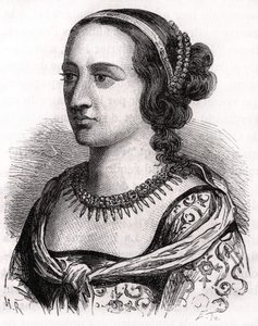 Anne de France, conhecida como a Senhora de Beaujeu (1461 - 1522). de Unknown artist