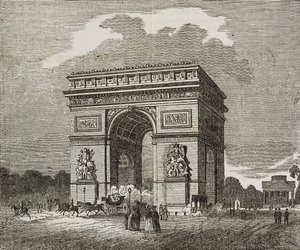 Arco do Triunfo, Paris, França de Unknown artist