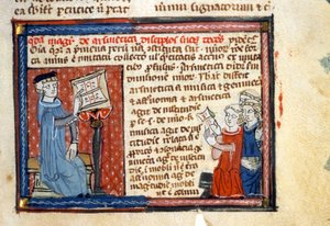 Curso de Aritmética - Iluminação da Idade Média (ref.418 de Unknown artist