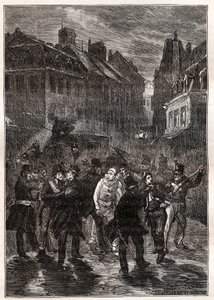 Ataques contra Louis-Philippe I - A conspiração da rue des Prouvaires - Em 1º de fevereiro de Unknown artist