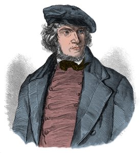 August Heinrich Hoffmann (Hoffmann von Fallersleben de Unknown artist