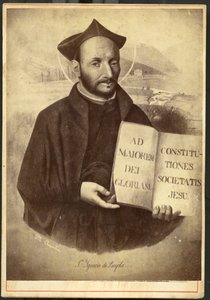 Azpeitia: Retrato pintado de Santo Inácio de Loyola, fundador da Companhia de Jesus e dos jesuítas de Unknown artist