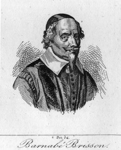Barnabé Brisson, Magistrado Francês 1530-1591 de Unknown artist