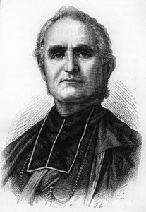 Dom Félix Dupanloup (1802 - 1878), prelado francês, bispo de Orleães de Unknown artist