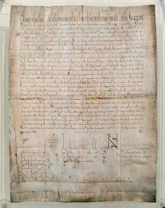 Bula de 1168 do Papa Alexandre III (Orlando Bandinelli de Unknown artist