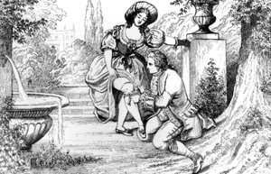 Catherine C. - in "Histoire de ma vie" de Casanova, Bruxelas 1872. de Unknown artist