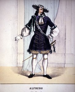 Personagem de Alfredo Germont em "La Traviata" de Giuseppe Verdi. de Unknown artist