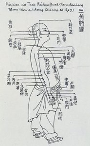 Acupunctura chinesa: o meridiano dos três aquecedores de Unknown artist