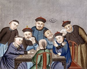 cartas de baralho chinesas de Unknown artist