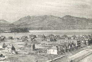 Cidade de Vancouver, gravura, Canadá de Unknown artist