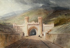 Portal Ferroviário do Túnel de Clayton de Unknown artist