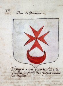 Brasão do Duque de Panónia - sd século XIX de Unknown artist