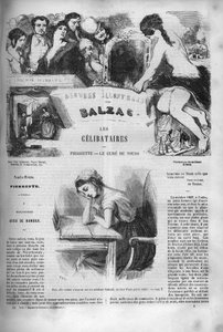 Capa do romance "Les celibataires". de Unknown artist