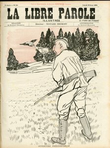 Capa de "La Libre parole illustree" (A liberdade de expressão ilustrada) de Unknown Artist