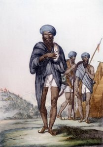 Cultura, Civilização e Sociedade Indiana: Retrato de um Sikh, Religião da Índia. de Unknown artist