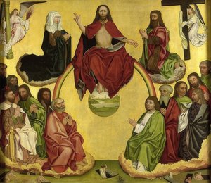 O último julgamento. Por volta de 1500 de Unknown