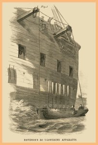 Aparelho de descida de barcos Davidons de Unknown Artist