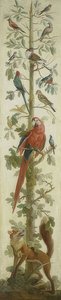 Ilustração decorativa com animais. 1760-1800 de Unknown