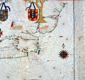 Detalhe de um mapa de Labrador (Markland), leste do Canadá de Unknown artist