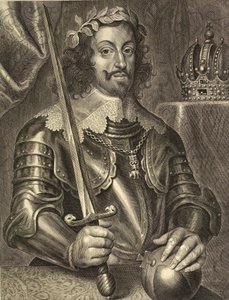 Fernando III, Sacro Imperador Romano - Fernando III de Habsburgo 1608-1657 - gravura do século XVII de Unknown artist