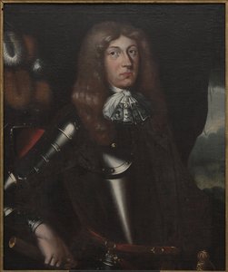Ferdinand Kettler, duc de la Courlande Semigalie - Retrato de Ferdinand Kettler (1655-1730), Duque de Courland e Semigalia, Anônimo . Óleo sobre tela. Dimensão : 90x75 cm. Nationalmuseum Estocolmo de Unknown artist