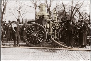 Bomba de incêndio dos bombeiros de Nova Iorque, 1909. de Unknown artist