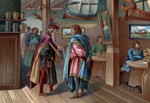 Antigos centros comerciais: A câmara de navegadores da Lubeck no século XVII de Unknown artist