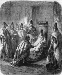 Fundação da Ordem de São Miguel por Luís XI em Amboise em 1º de agosto de Unknown artist