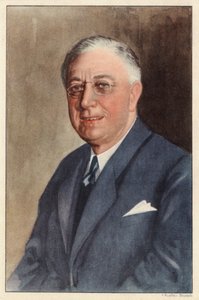 Franklin D Roosevelt (ilustração) de Unknown artist