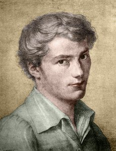 Franz Schubert (1797 - 1828) jovem. de Unknown artist