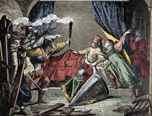 Friedrich Barbarossa em Susa - Imperador Frederic Barberousse (Frederic I de Hohenstaufen de Unknown artist