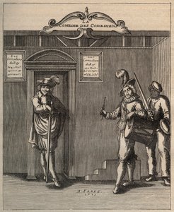 Frontispício de "A Comédia dos Comediantes, Poema de Nova Invenção" de Georges de Scudery - 1635 de Unknown artist