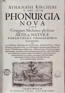 Frontispício da Fonurgia nova (1673) de Unknown artist