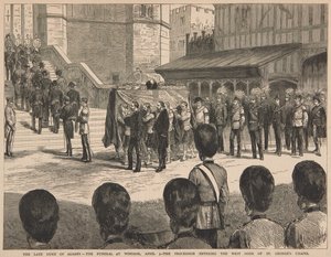 Funeral do Duque de Albany de Unknown artist
