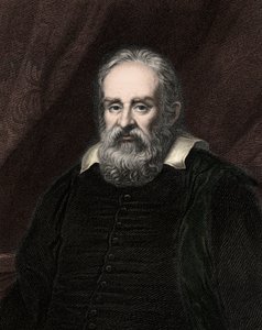 Galileu Galilei (Galileia) 1564-1642 - gravura - século XIX de Unknown artist