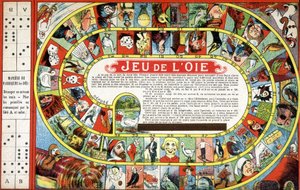 O jogo do ganso. Século XIX. de Unknown artist
