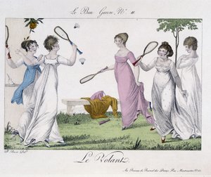 Jogos: "a roda" - em "O Bom Género", No. 11, início do século XIX. de Unknown artist