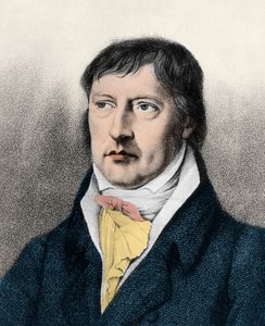 Georg Wilhelm Friedrich Hegel (1770-1831) Filósofo inglês, gravura c1825 de Unknown artist