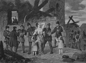Guerra dos Camponeses Alemães (1524-1526): O Conselho de Hall com as suas armas de Unknown artist