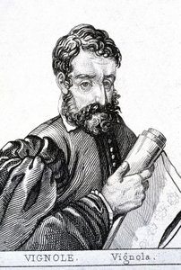 Giacomo Barozzi, dit il Vignola, em francês Le Vignole (1507 - 1573) arquitecto italiano. de Unknown artist