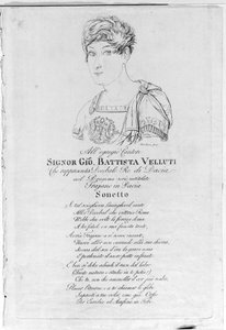 Giovanni Battista Velluti (1781-1861), última castrate de ópera. de Unknown artist