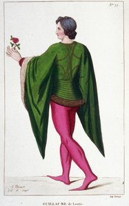 Guillaume de Lorris, poeta francês (v.1200-v.1240). de Unknown artist