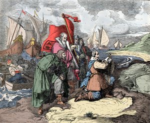 Gustave II Adolphe, conhecido como o Grande ou o Leão do Norte de Unknown artist