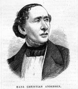 Hans Christian Andersen. Escritor dinamarquês 1805-1875 de Unknown artist