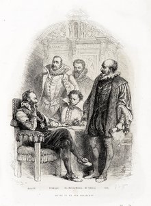 Henri IV (1553 - 1610) e seus ministros: Theodore Agrippa d