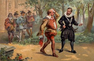 Henrique IV Rei de França e Henrique de Lorena, Duque de Mayenne e Aiguillon (1578-1621). de Unknown artist