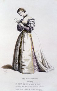 Hesperie em "les visionnaires" (de Jean Desmarets Saint Sorlin em 1637), em "le theatre francais au 16 eme et 17 eme ecle anterieur à Moliere" de Edouard Fournier. de Unknown artist