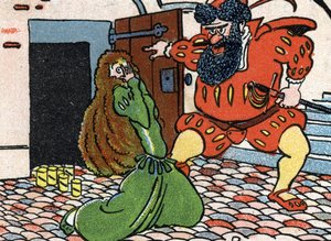 Ilustração para "Barba Azul" de Unknown Artist