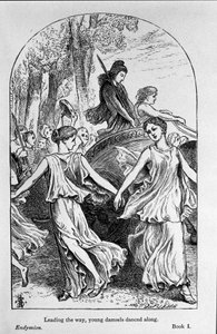 Ilustração para "Endymion" do poeta John Keats (1795-1821) Século XIX de Unknown artist