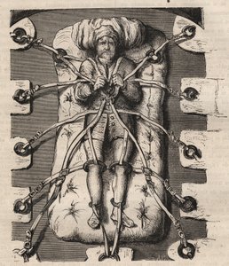 Interrogatório de Robert Francois Damiens (Robert-Francois Damier) de Unknown artist